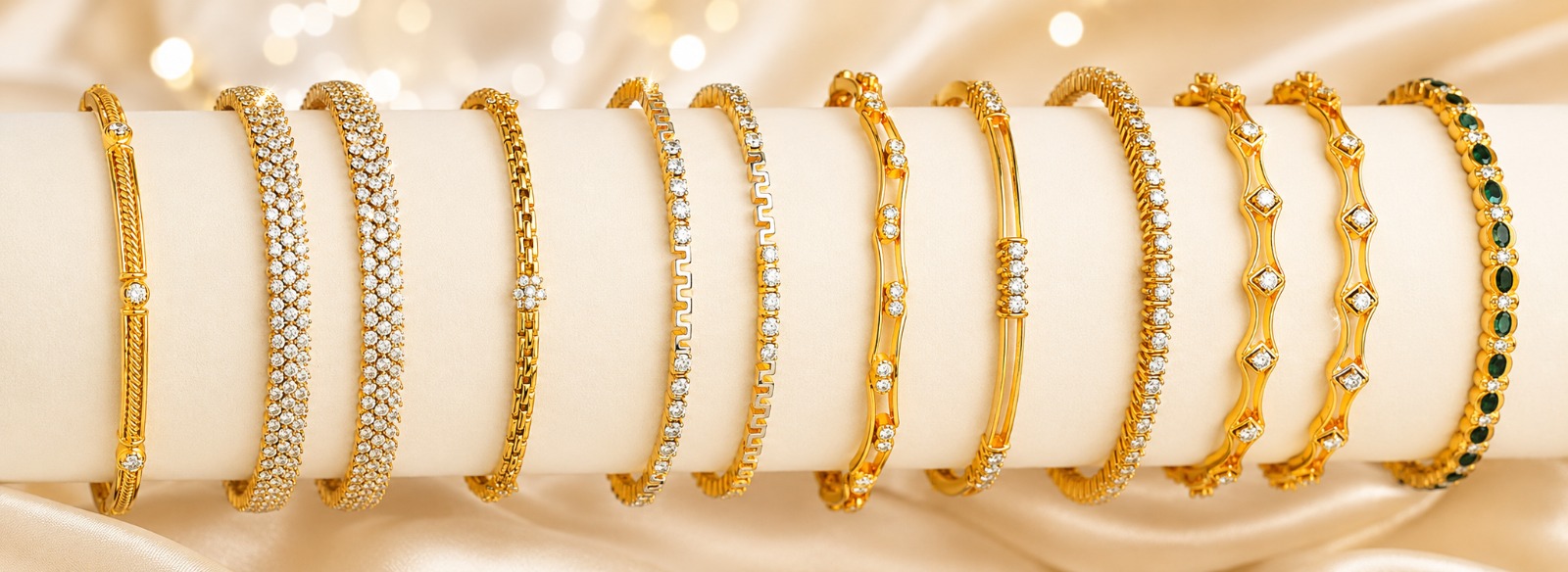Stunning Diamond Bangle