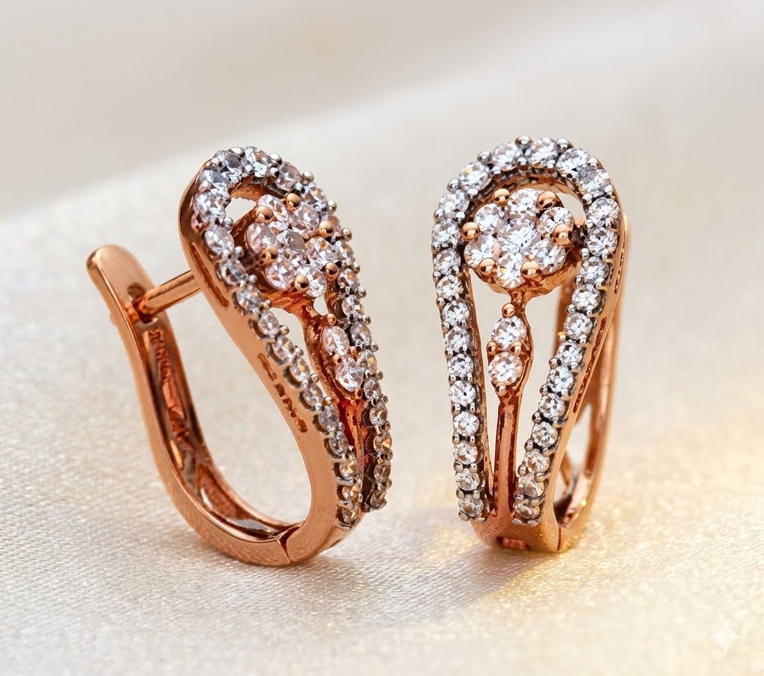 Imperial Solitaire Diamond Earrings