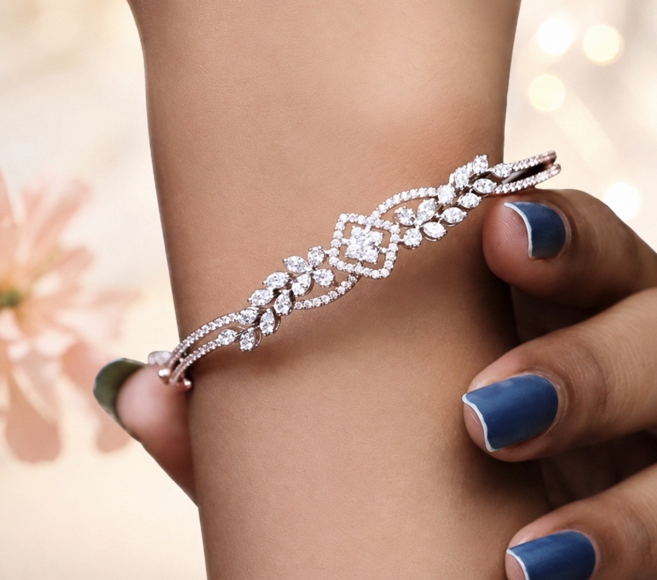 Charming Diamond Ladies Bracelet